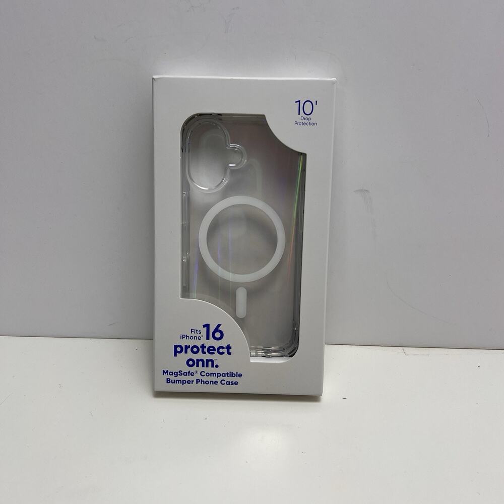 iPhone 16 Protect Onn Bumper Phone Case Clear